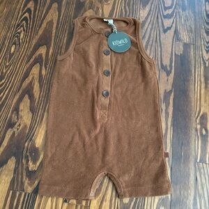 Kidwild Organics terry sleeveless Romper